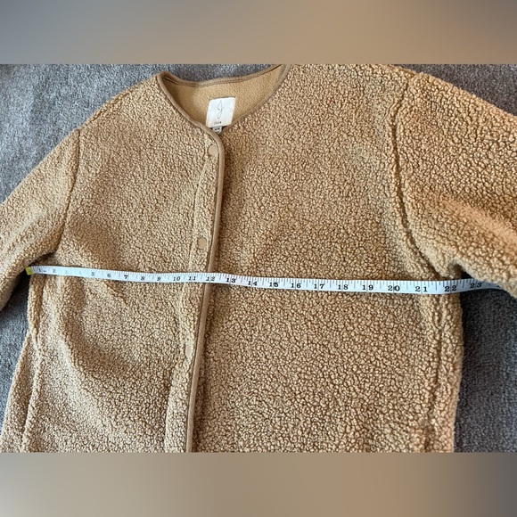 NWOT Joie Teddy Sherpa Snap Front Jacket - Picture 7 of 8